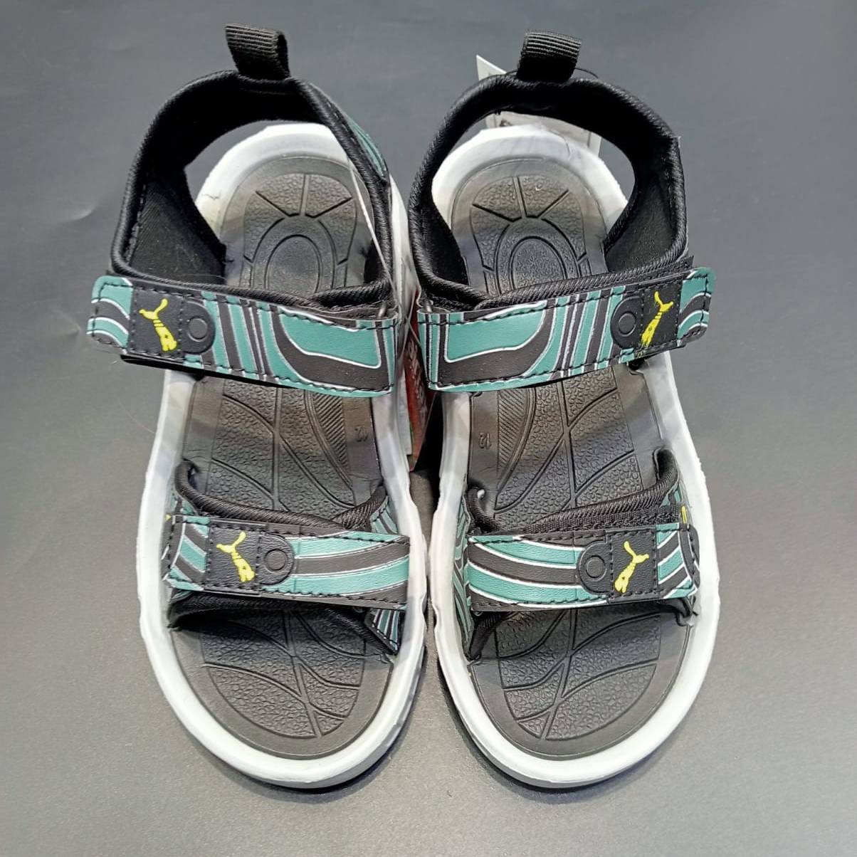 Alphabet Green Kids Sandals